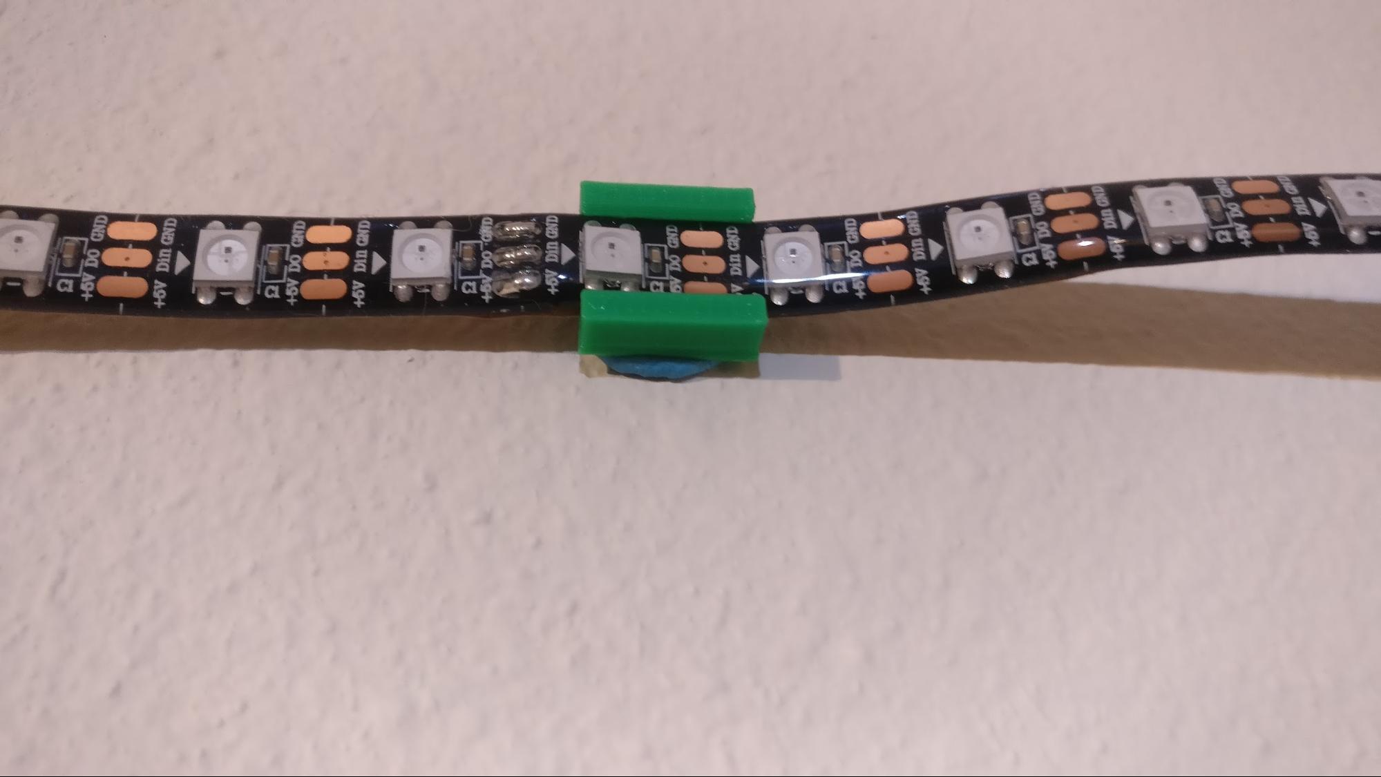 Appx. A - Clips for sticking the LED strip to walls