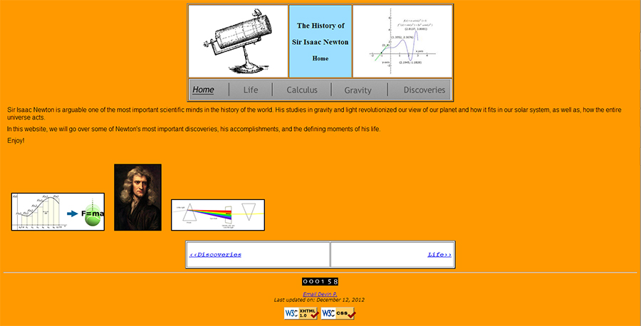 Newton Websites Version 2
